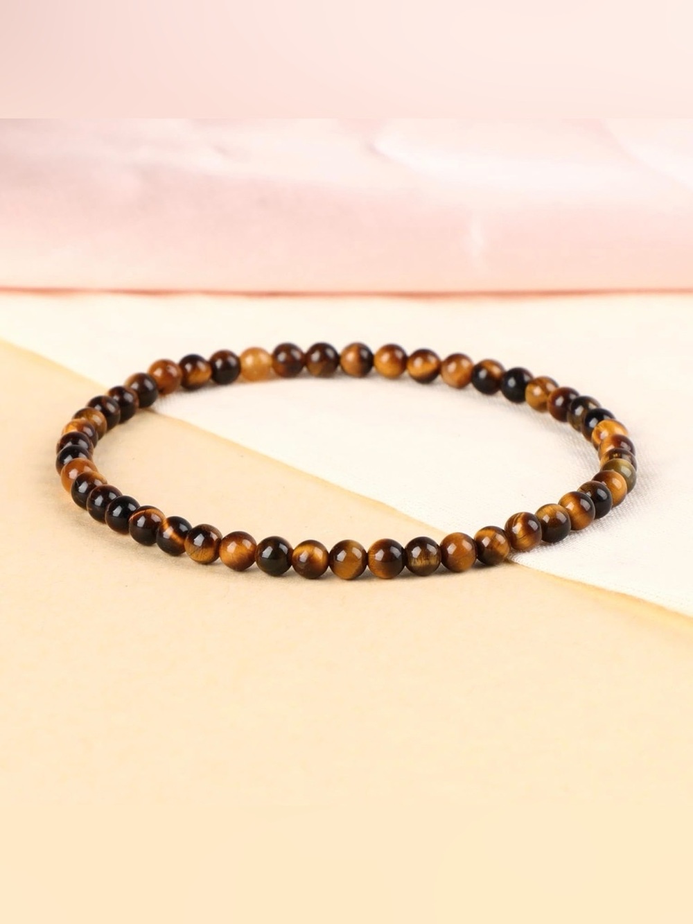 4mm Tiger’s Eye Beaded Stretch Bracelet